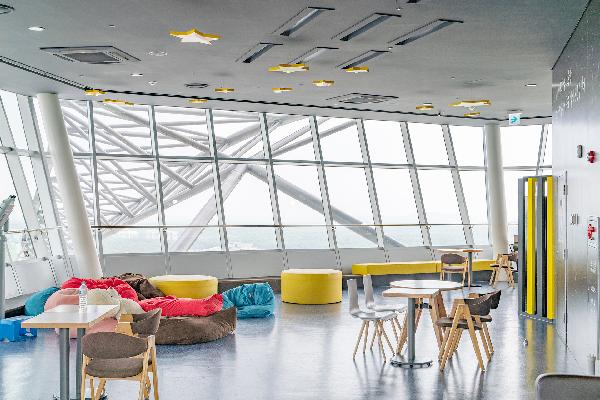 将济州尽收眼底的流星展望台