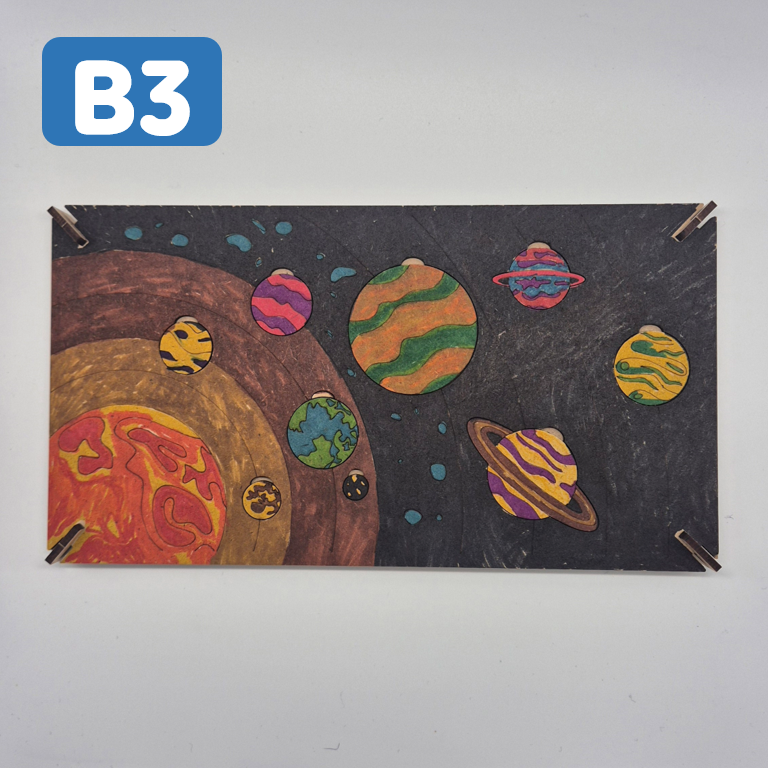 오색찬란 태양계 꾸미기